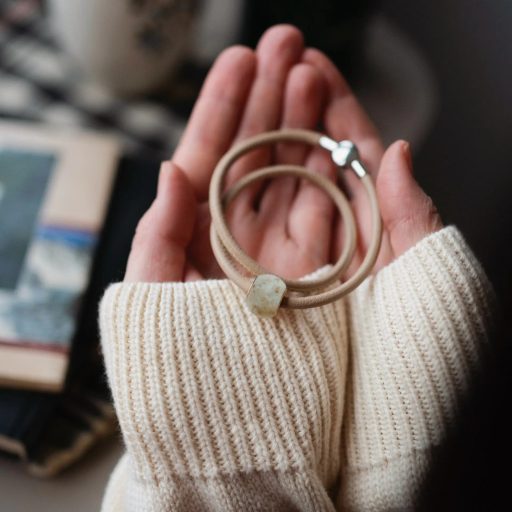 925 Ezüst nagy lyukú kegyeleti klasszikus gyöngy hamvakkal