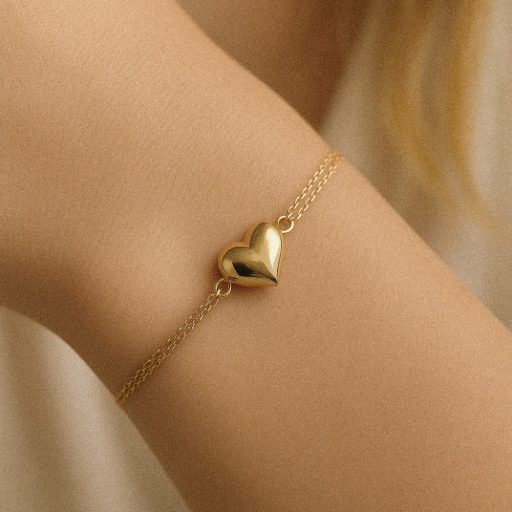 925 ezüst szív urna kegyeleti karkötő - 10 mm hamvakat tartó ékszer 