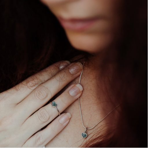 Apró Szív ezüst gyűrű