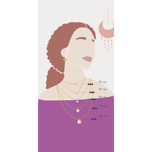 Szív alakú 14k arany medál hamvakkal